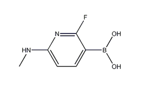 2-fluoro-6-(methylamino)pyridin-3-ylboronic acid